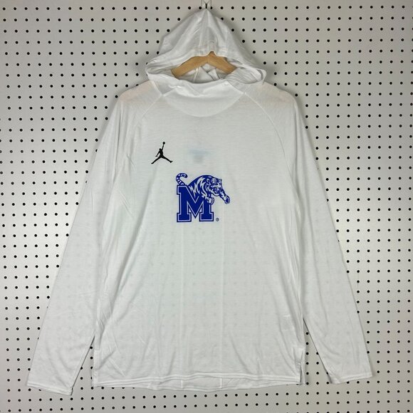 Nike Memphis Tigers x JORDAN Large Hoodie Basketball Team Issued Penny NWT Shirt